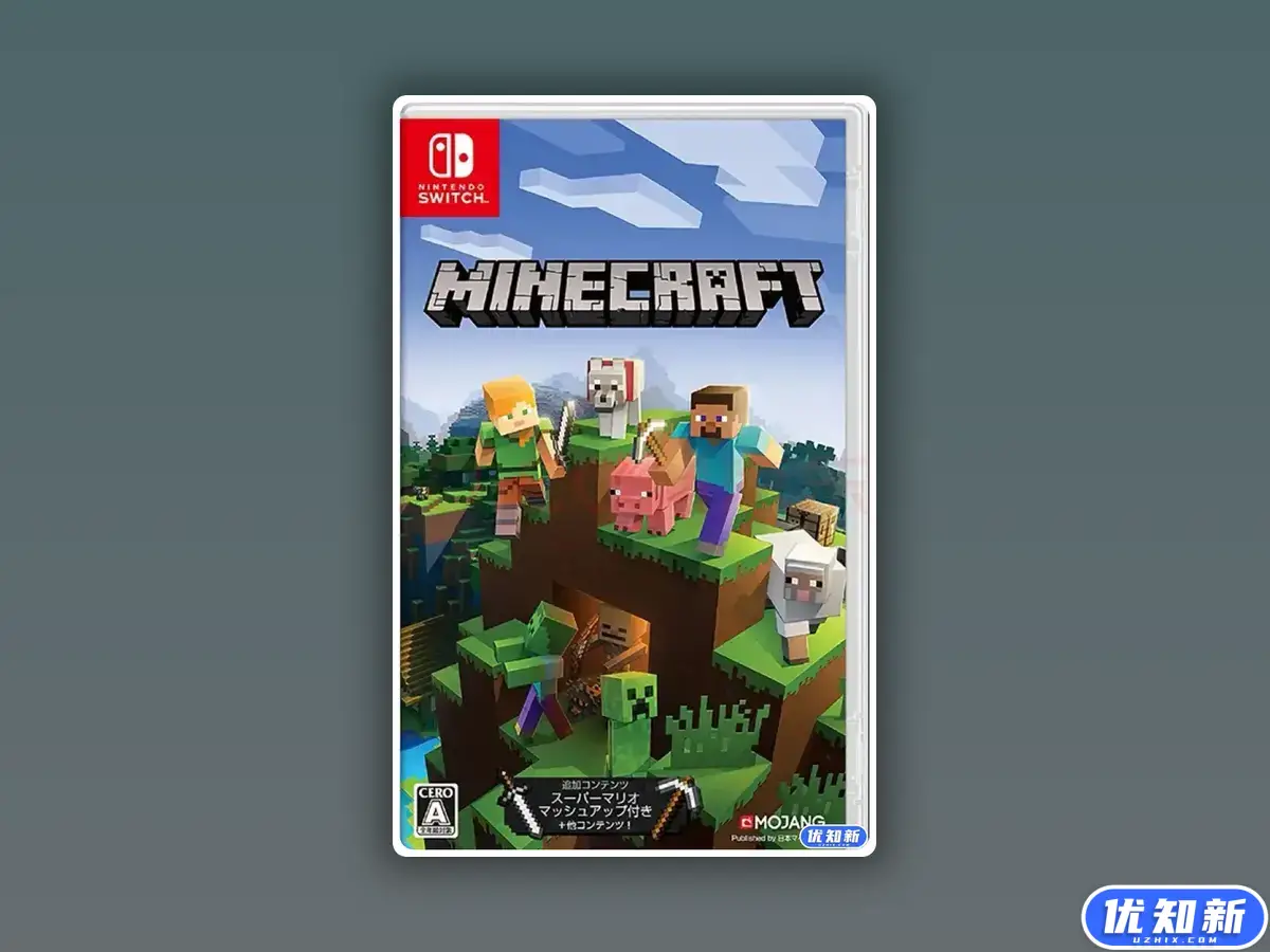 [Switch]我的世界 Minecraft|中文本体+v1.20.80升补|XCI整合版-知新网